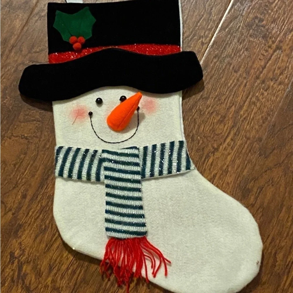 Snowman Christmas Stocking